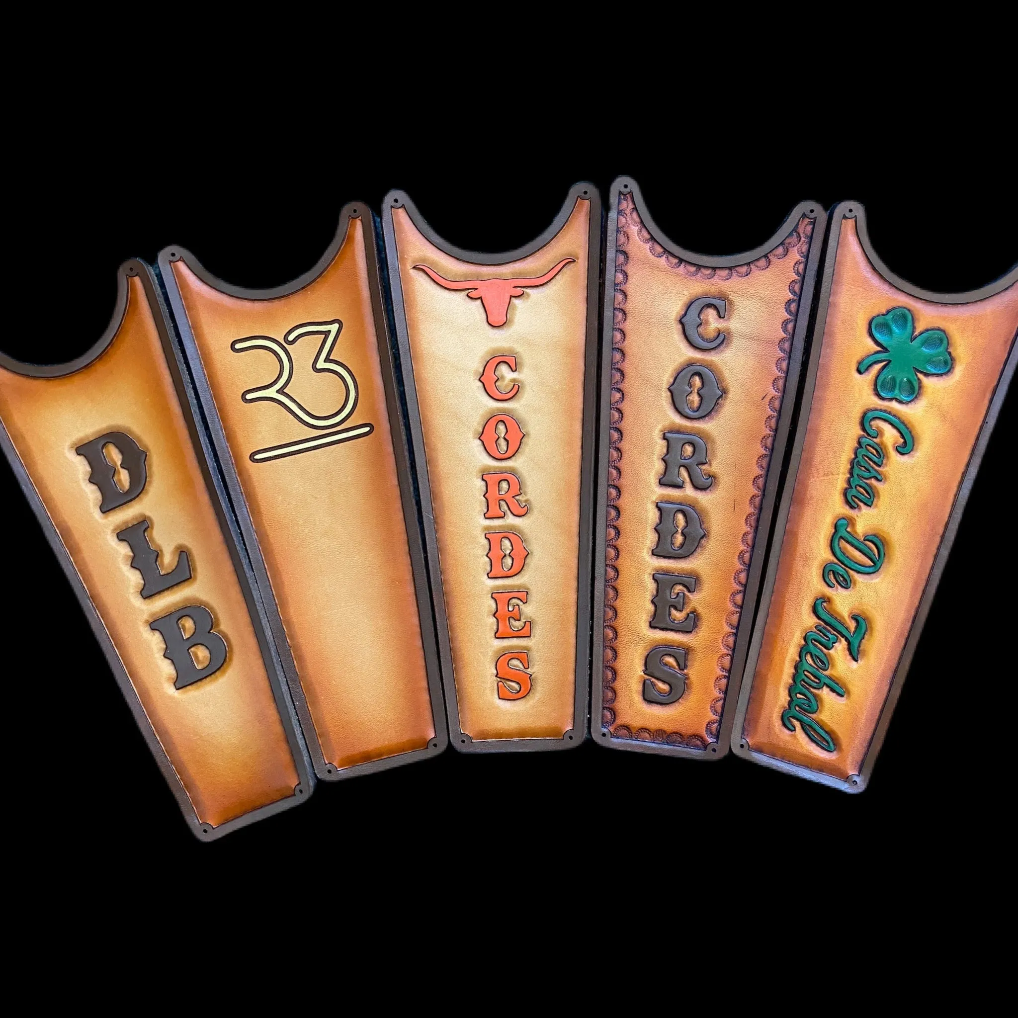 Custom Boot Jack (Hand-Tooled & Color)