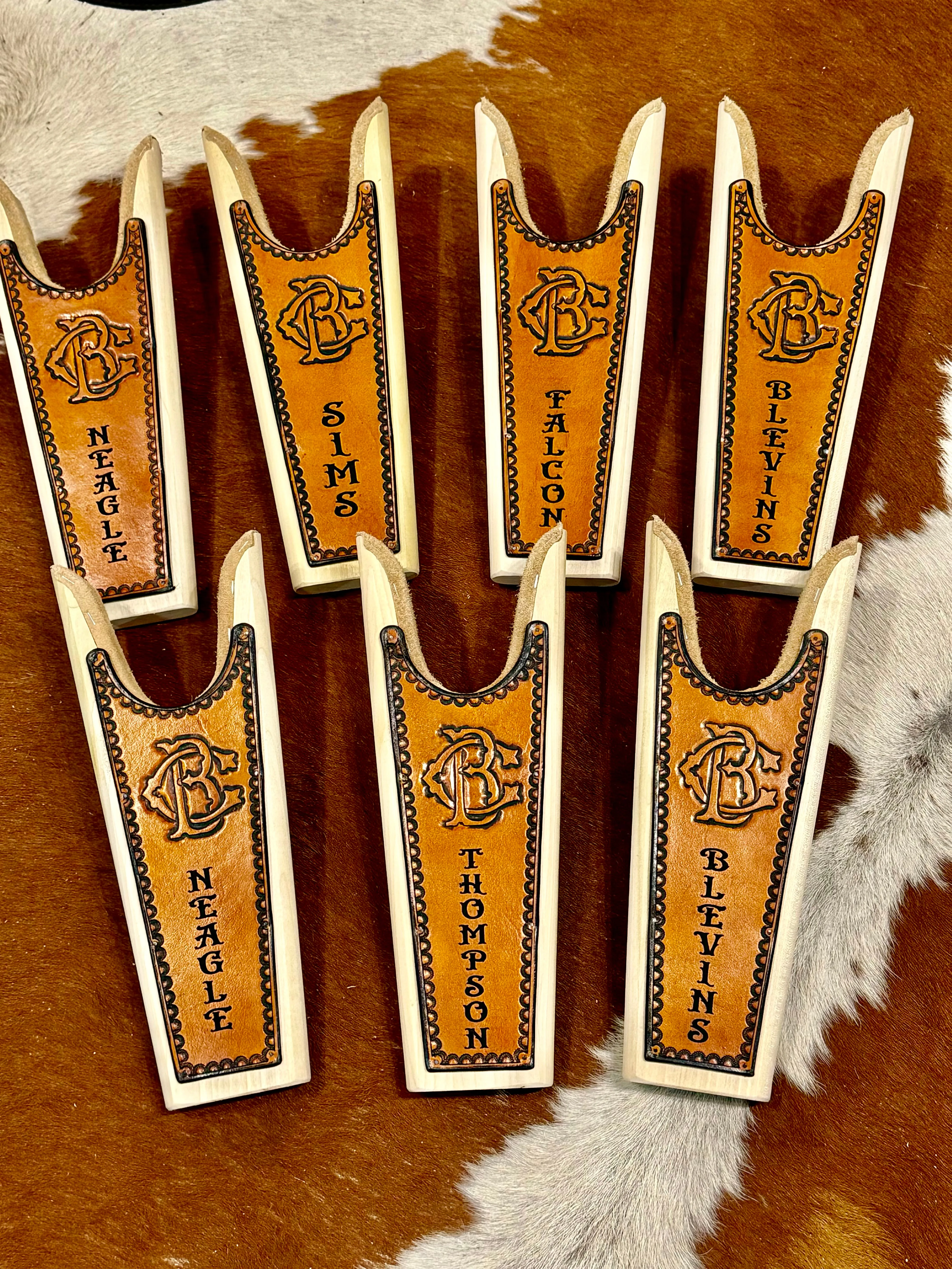 Custom Boot Jack (Hand-Tooled & Color)