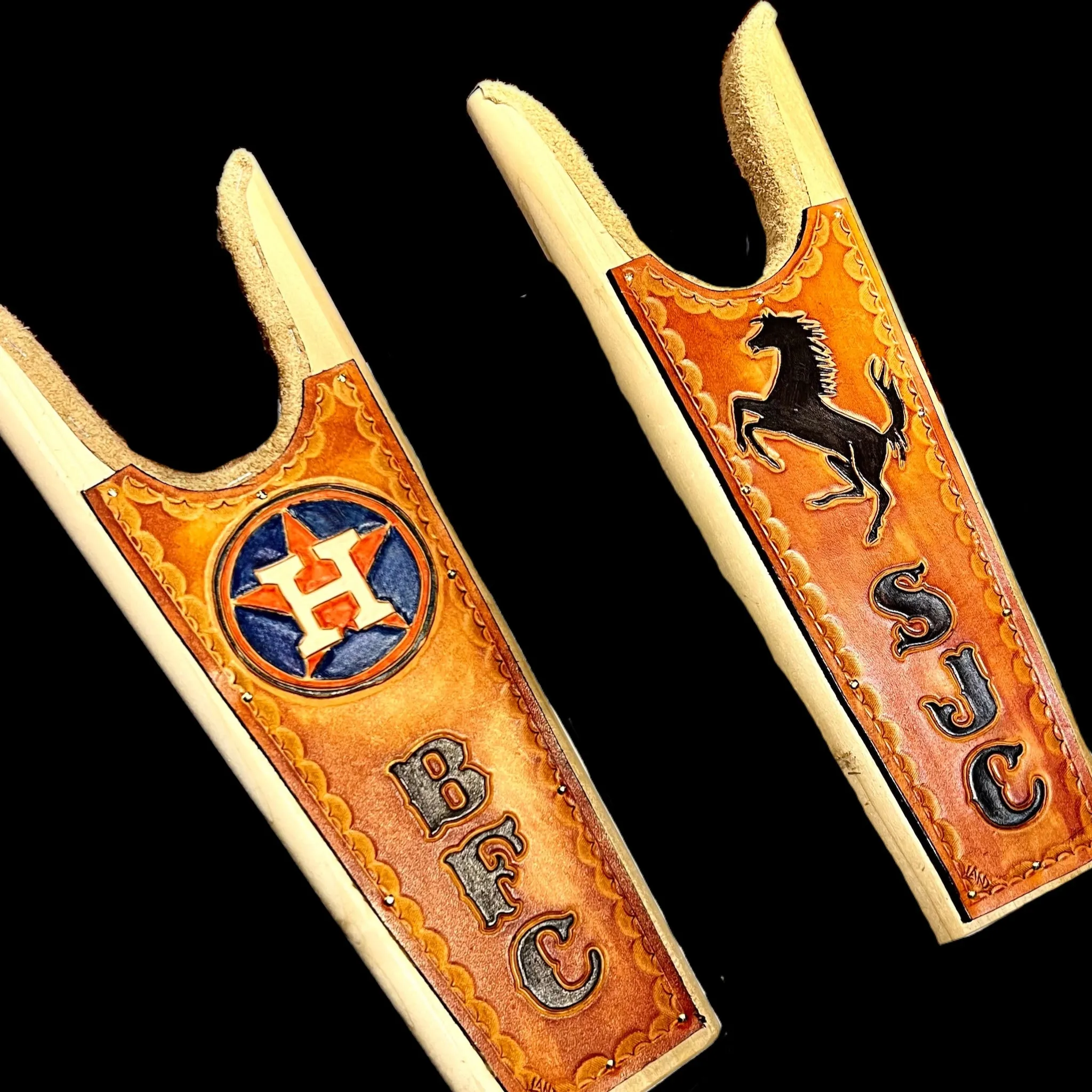 Custom Boot Jack (Hand-Tooled & Color)