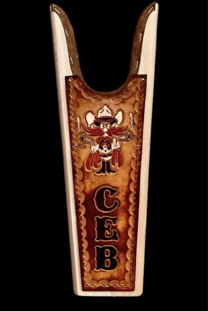 Custom Boot Jack (Hand-Tooled & Color)