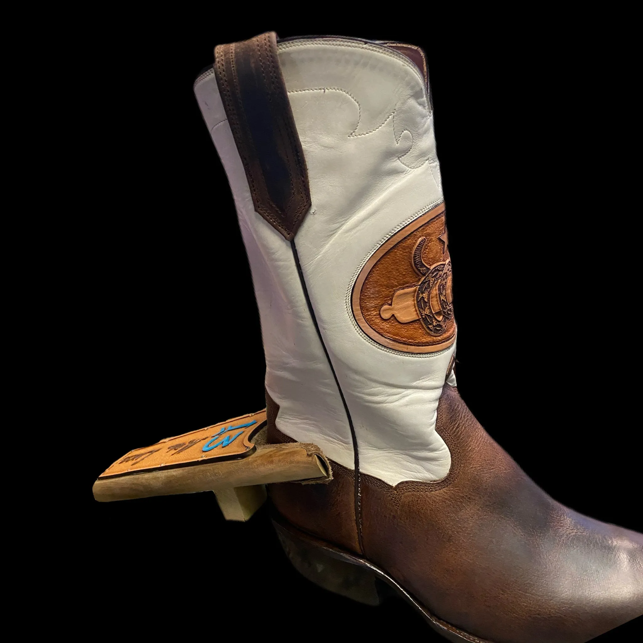 Custom Boot Jack (Hand-Tooled & Color)