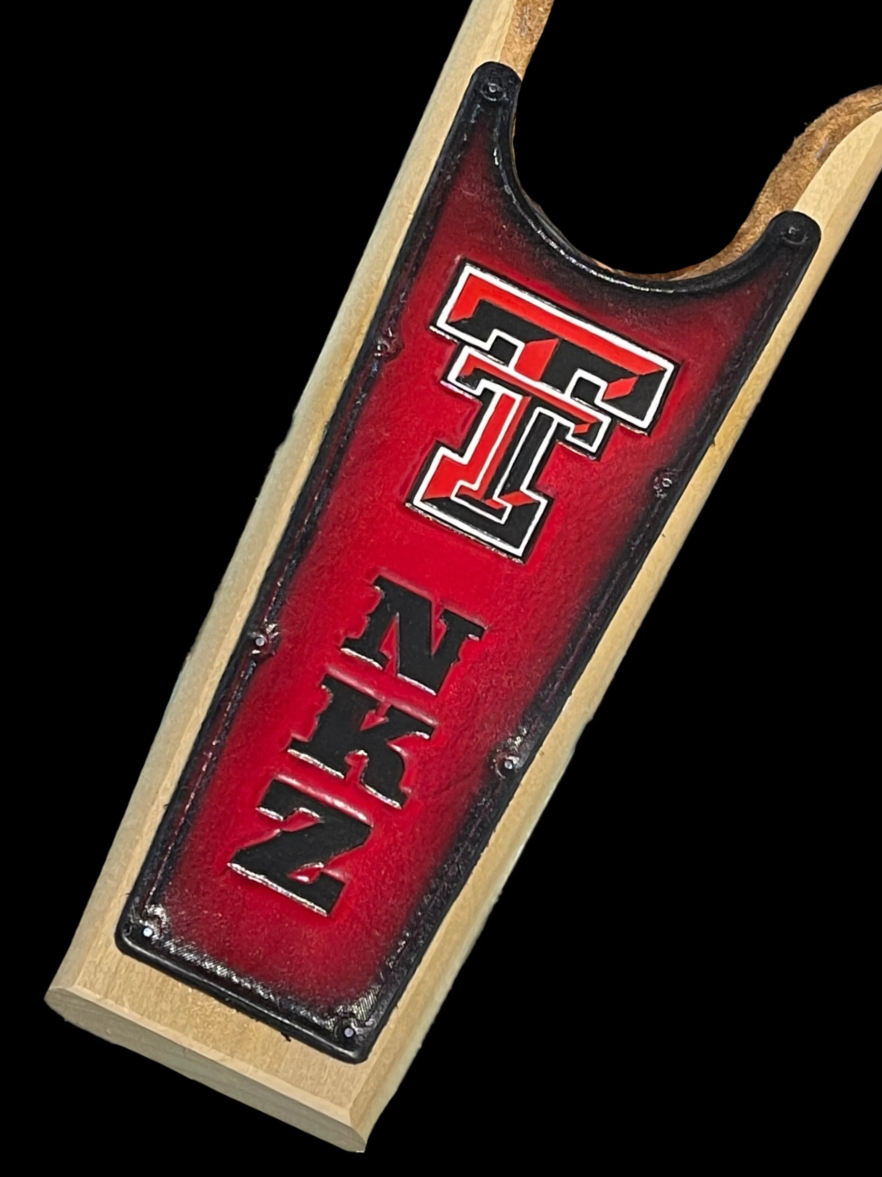 Custom Boot Jack (Hand-Tooled & Color)