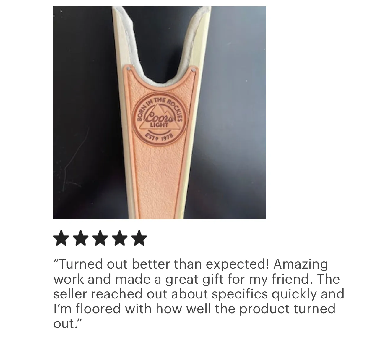 Custom Boot Jack (Hand-Tooled & Color)