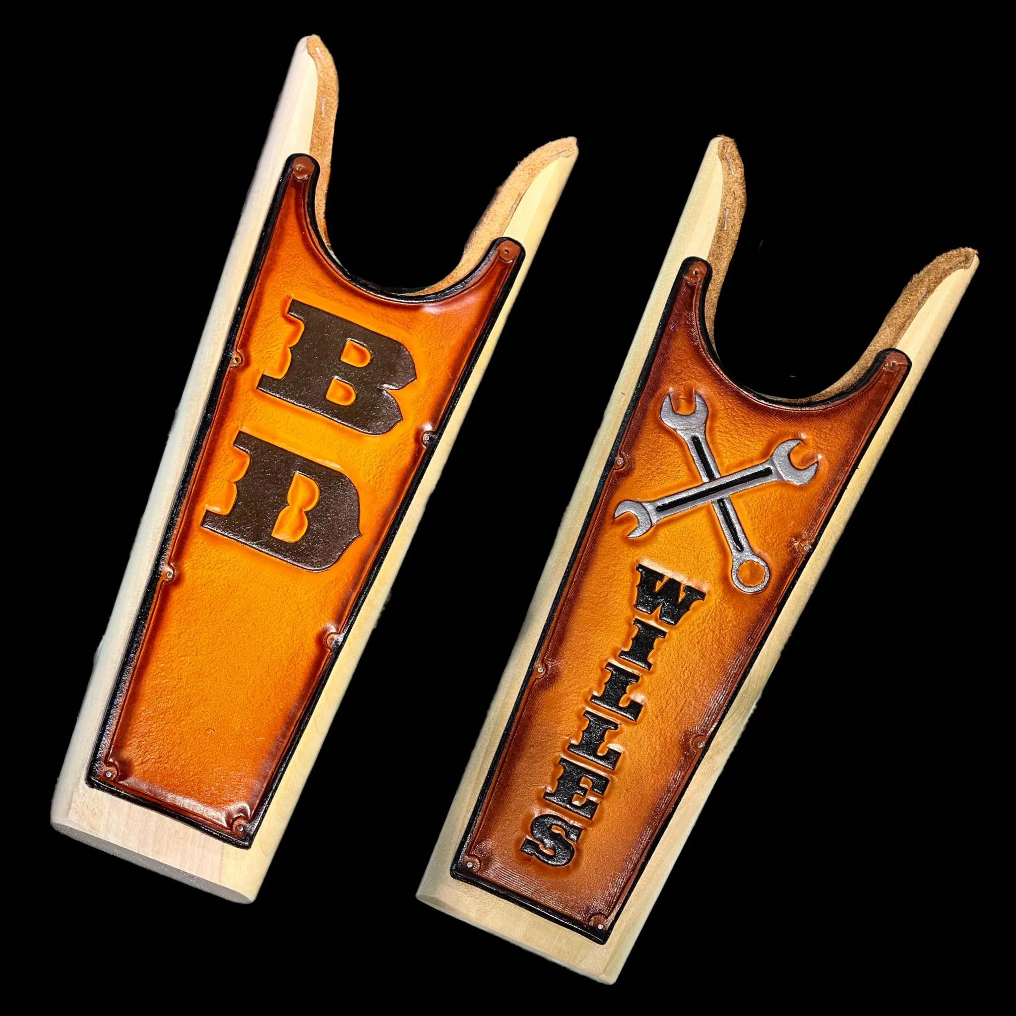 Custom Boot Jack (Hand-Tooled & Color)