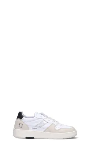 D.A.T.E. Sneaker donna bianca/nera in pelle