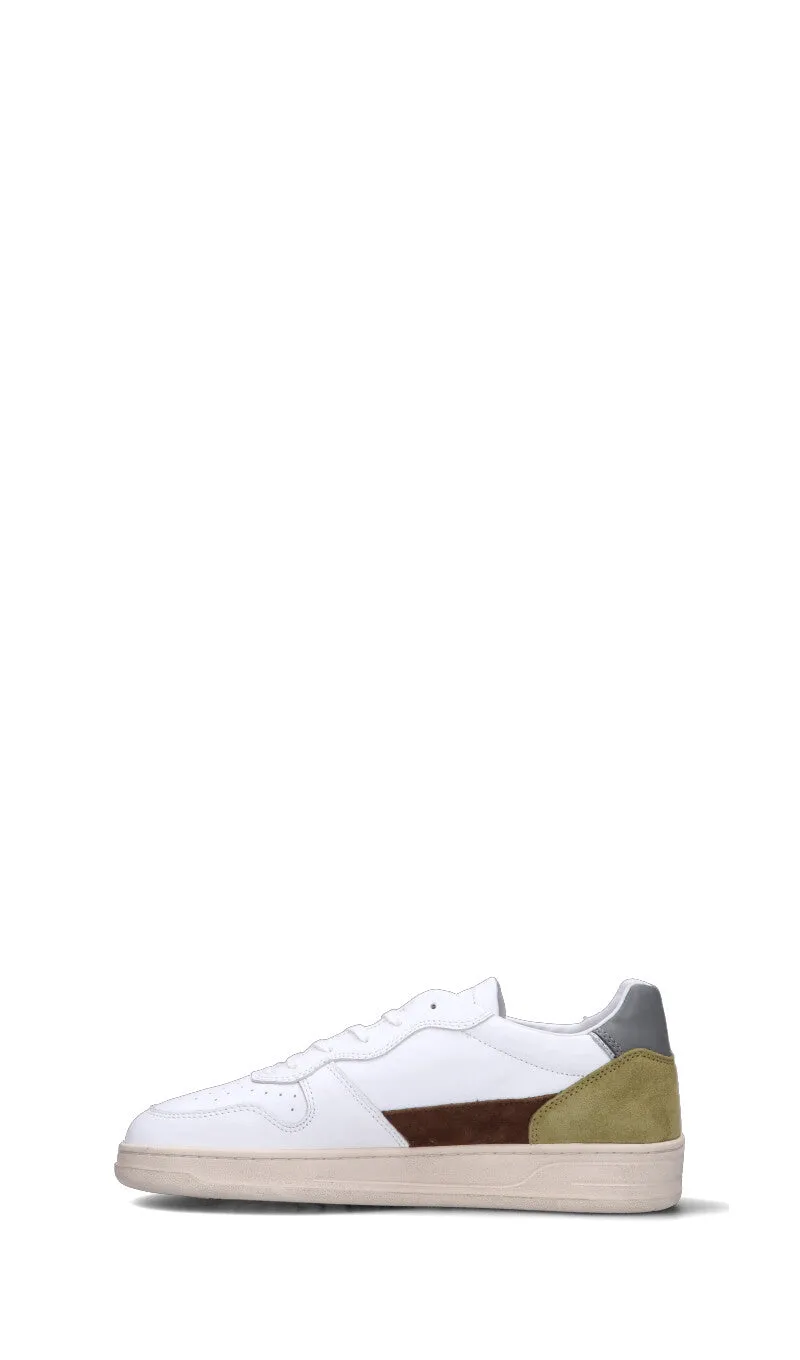 D.A.T.E. Sneaker uomo bianca in pelle