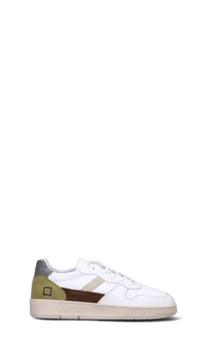 D.A.T.E. Sneaker uomo bianca in pelle
