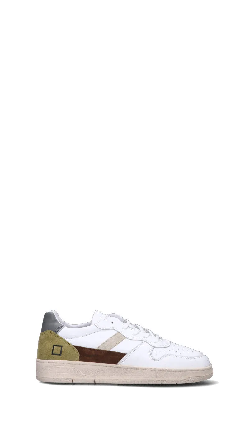 D.A.T.E. Sneaker uomo bianca in pelle