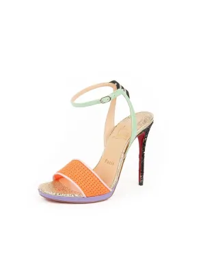 Discoport 120 Patent Ankle Strap Sandal - Gold / Multi