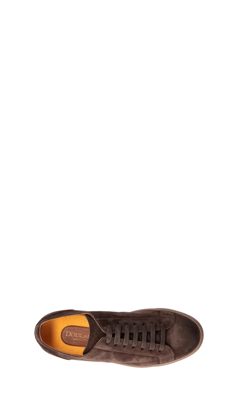 DOUCAL'S Sneaker uomo marrone in suede