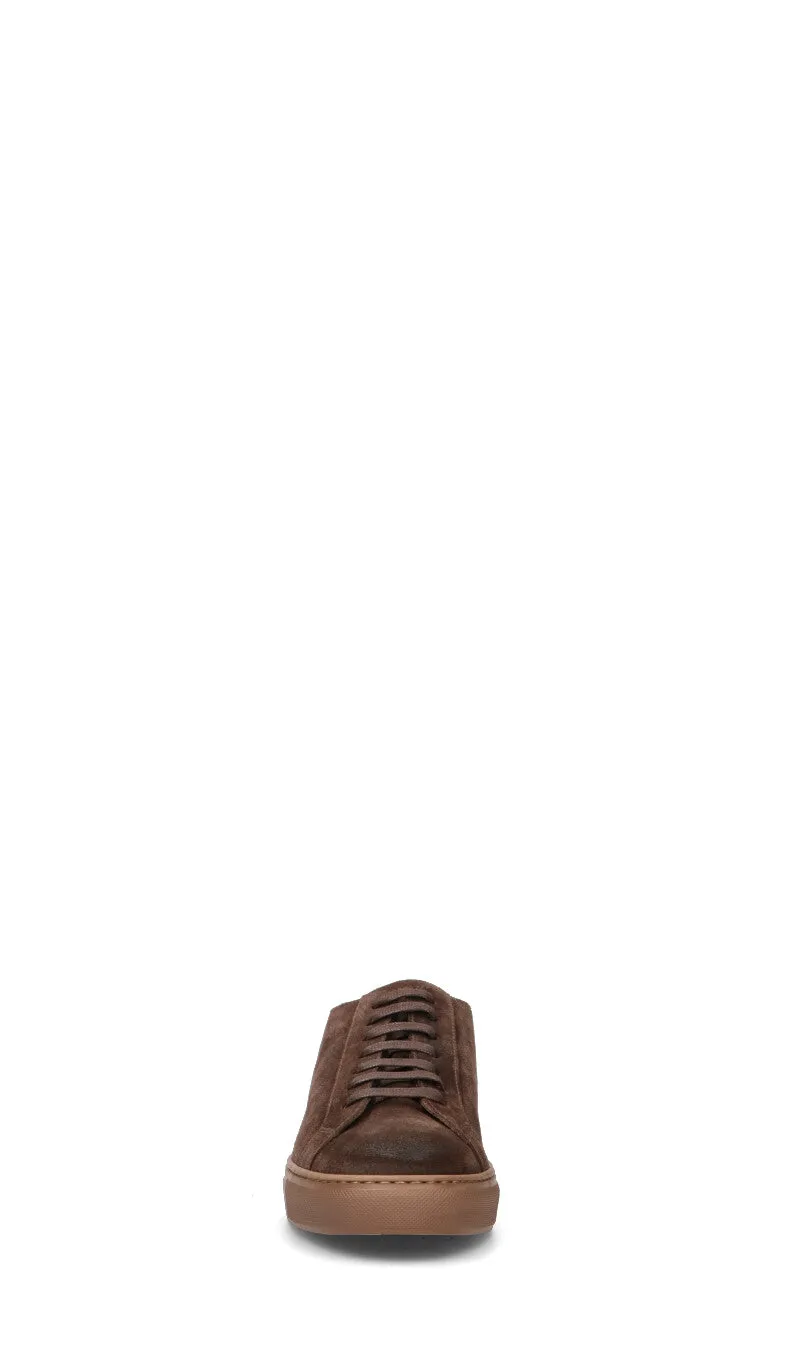 DOUCAL'S Sneaker uomo marrone in suede
