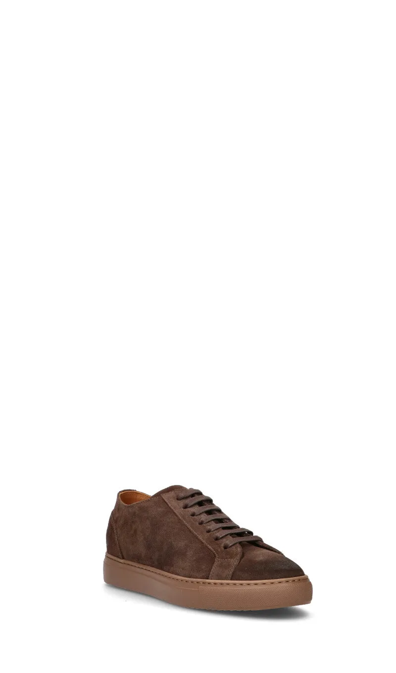 DOUCAL'S Sneaker uomo marrone in suede