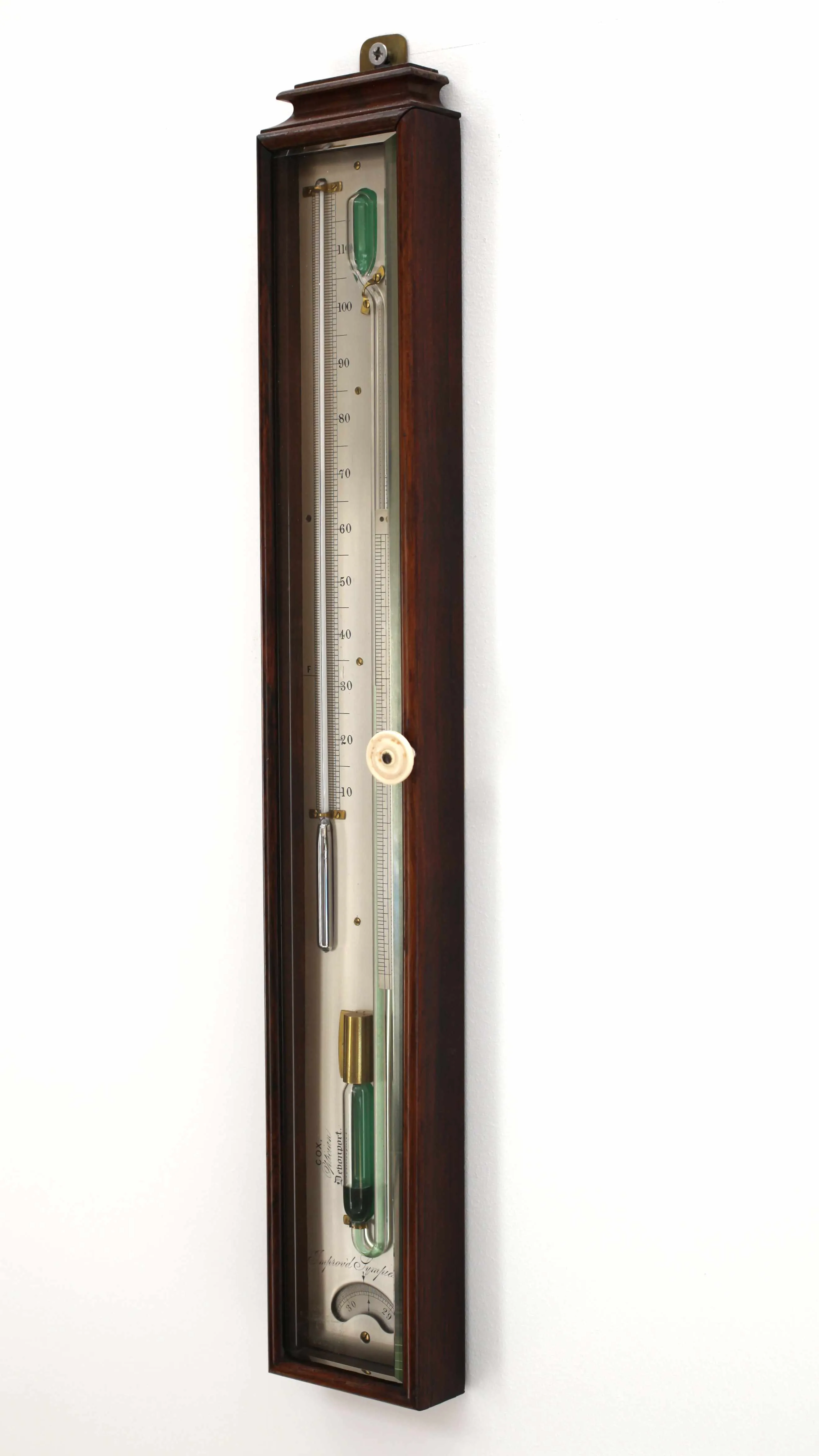 Early Victorian Sympiesometer by Cox of Devonport