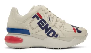 Fendi Multi Logo Oversized Sneaker White
