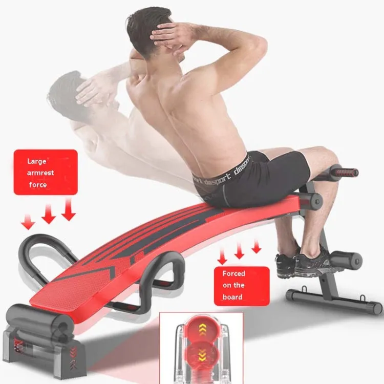 Foldable Sit-up Board For Household Multifunctional Abdomen, Specification: 177P-X6 Black Tripod