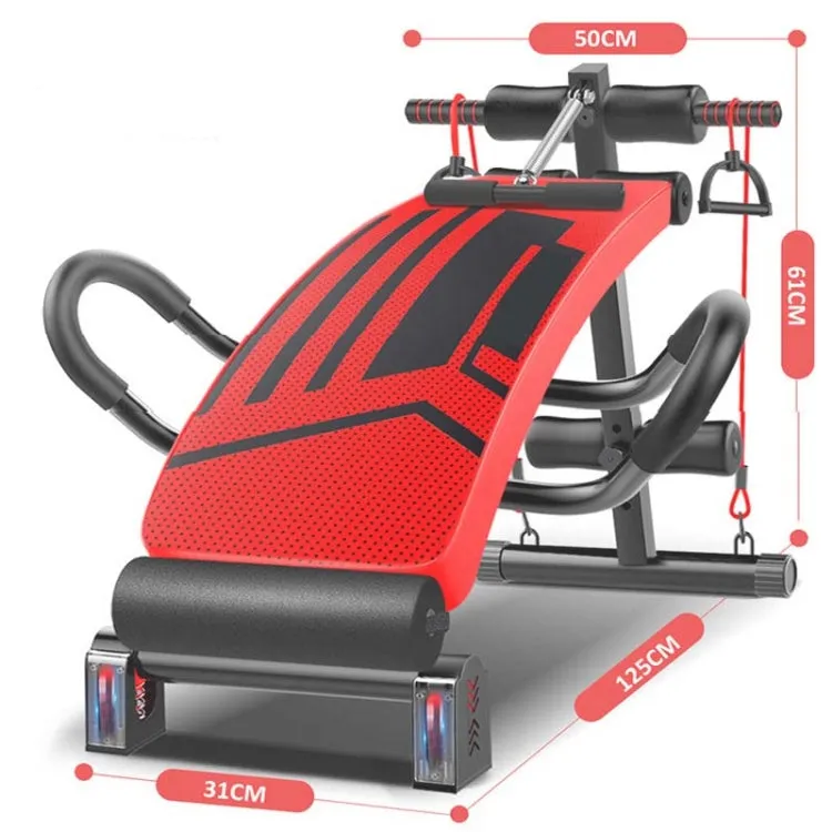 Foldable Sit-up Board For Household Multifunctional Abdomen, Specification: 177P-X6 Black Tripod