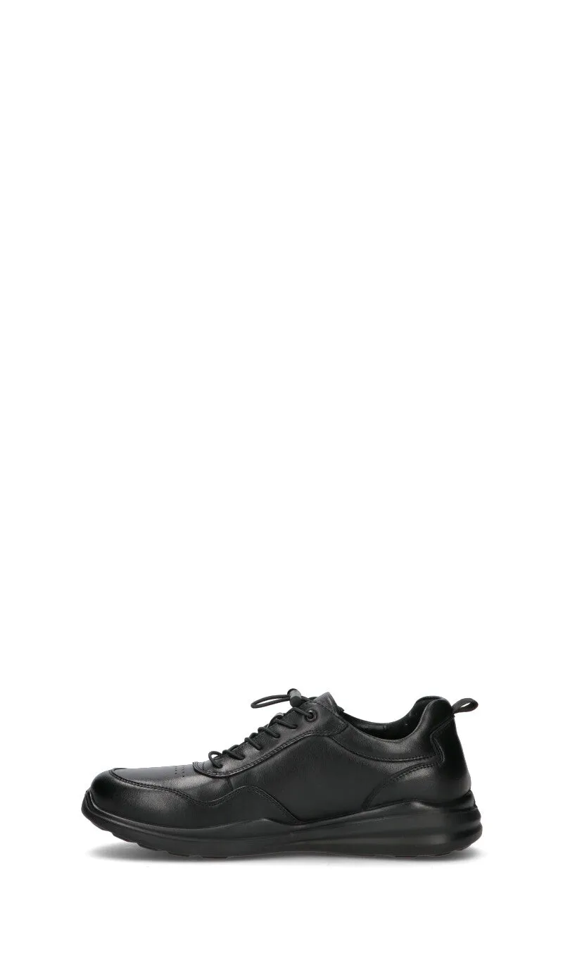 FRICKY Sneaker uomo nera in pelle