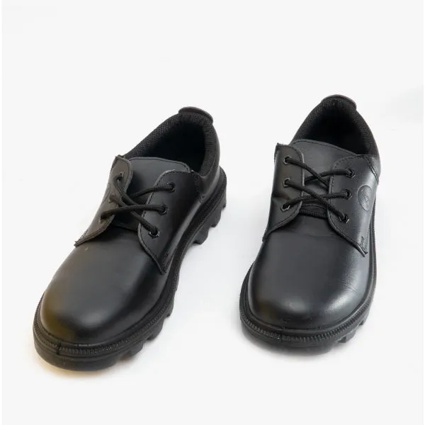 FS133 Mens Leather Safety Shoes Black