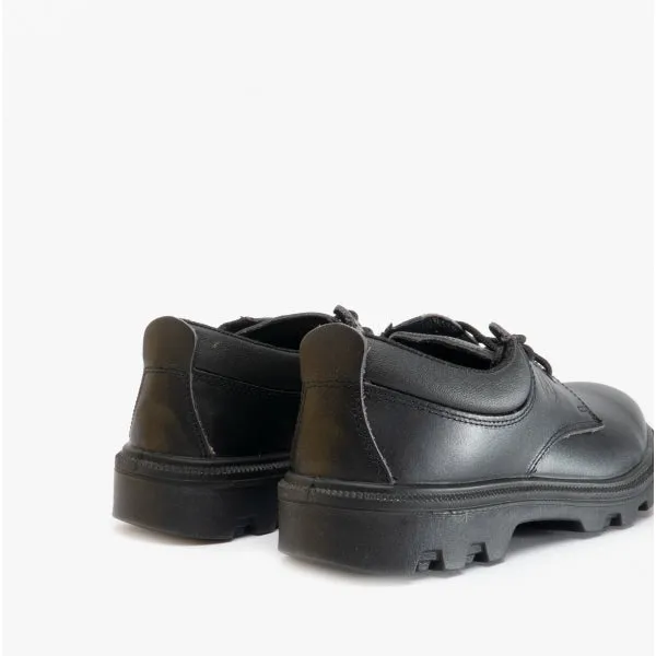 FS133 Mens Leather Safety Shoes Black