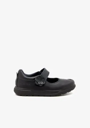 Girl's Navy Indestructibles Flower School Shoes