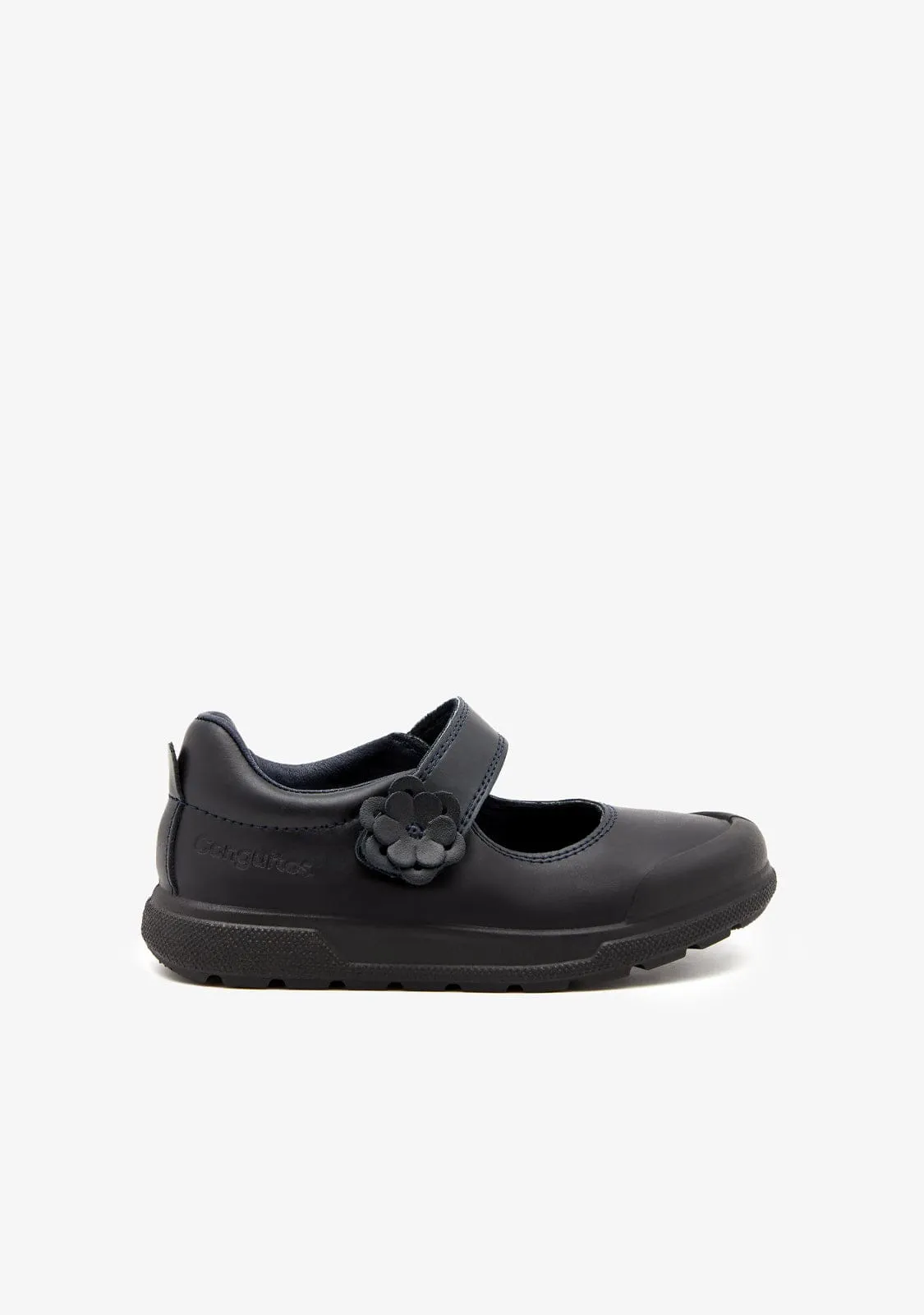 Girl's Navy Indestructibles Flower School Shoes