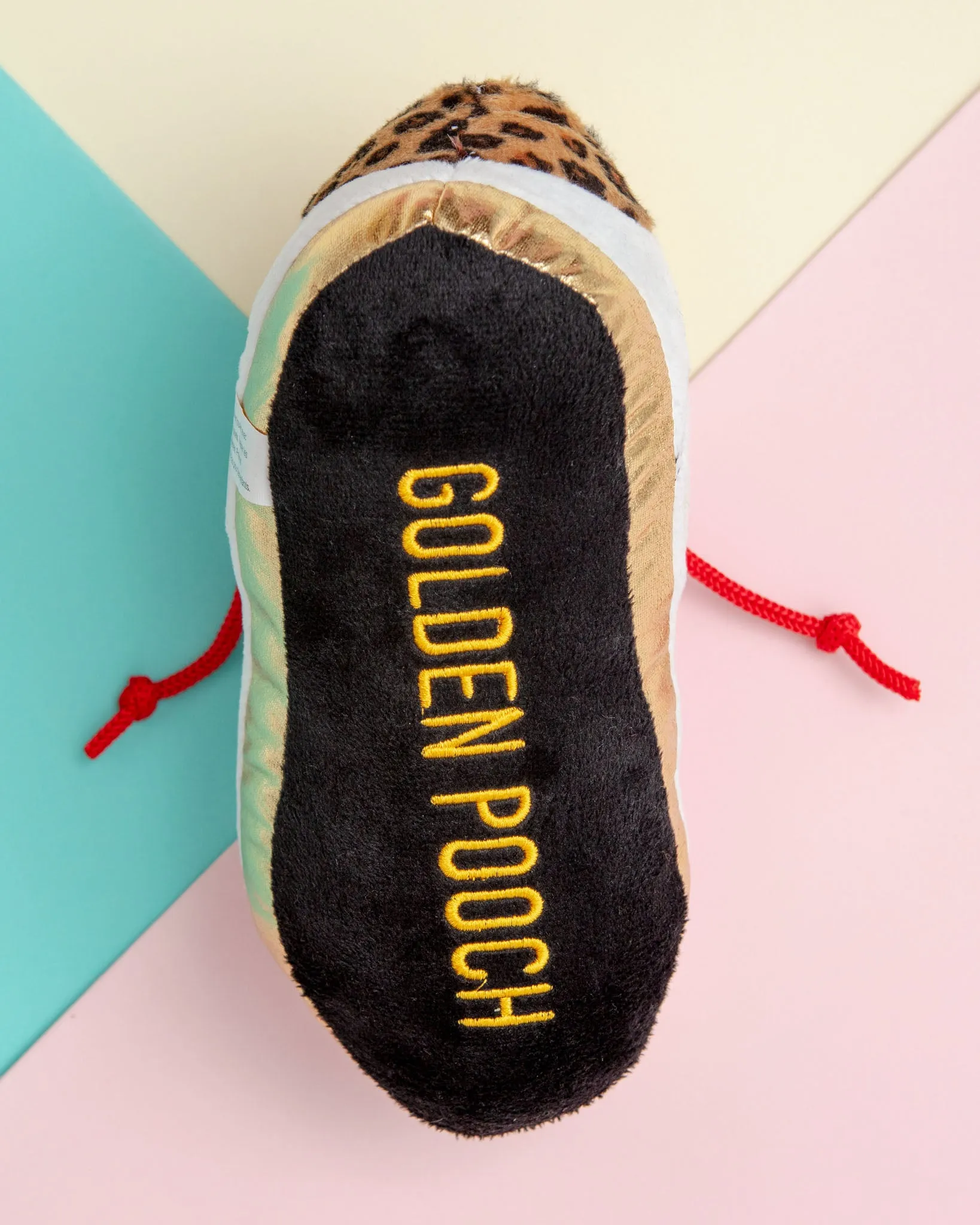 Golden Pooch Sneaker Plush Dog Toy