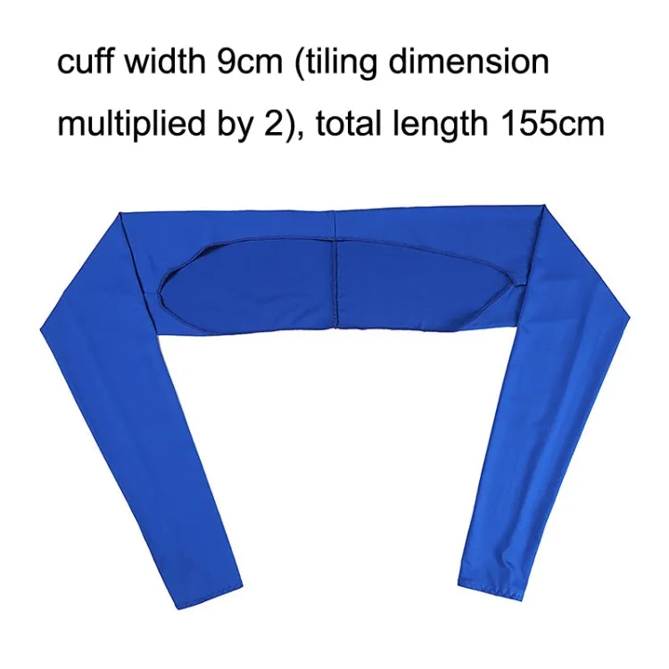 Golf Sunscreen Shawl Sleeves Outdoor Sports Cycling Ice Silk One Word Raglan Sleeves, Size: One Code(Sky Blue)