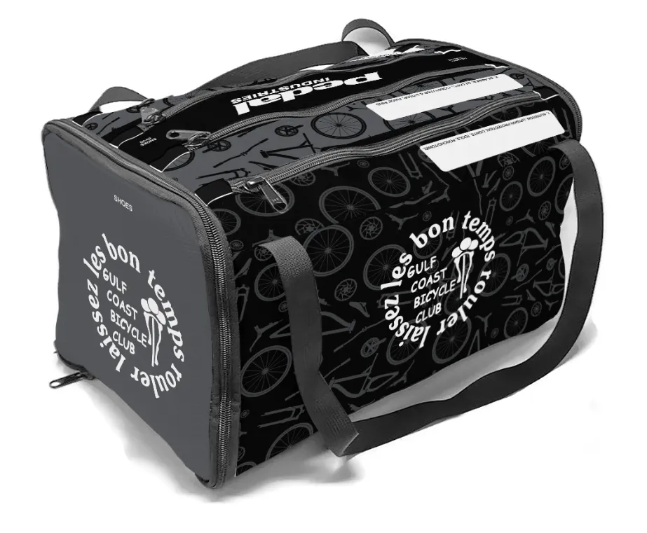 Gulf Coast Bicycle Club 2023 CYCLING RACEDAY BAG™ BLACK