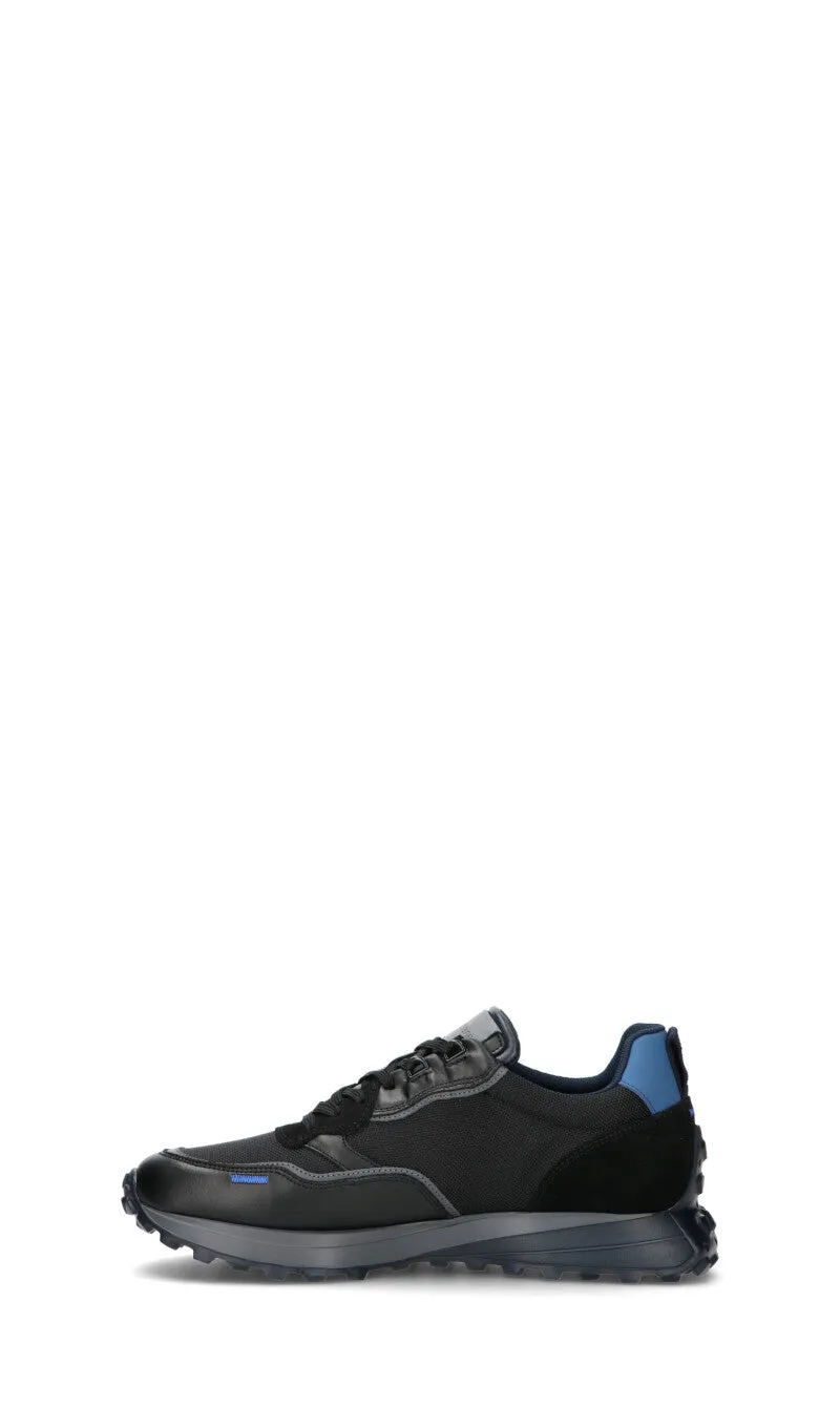 HARMONT&BLAINE Sneaker uomo nera/blu in pelle