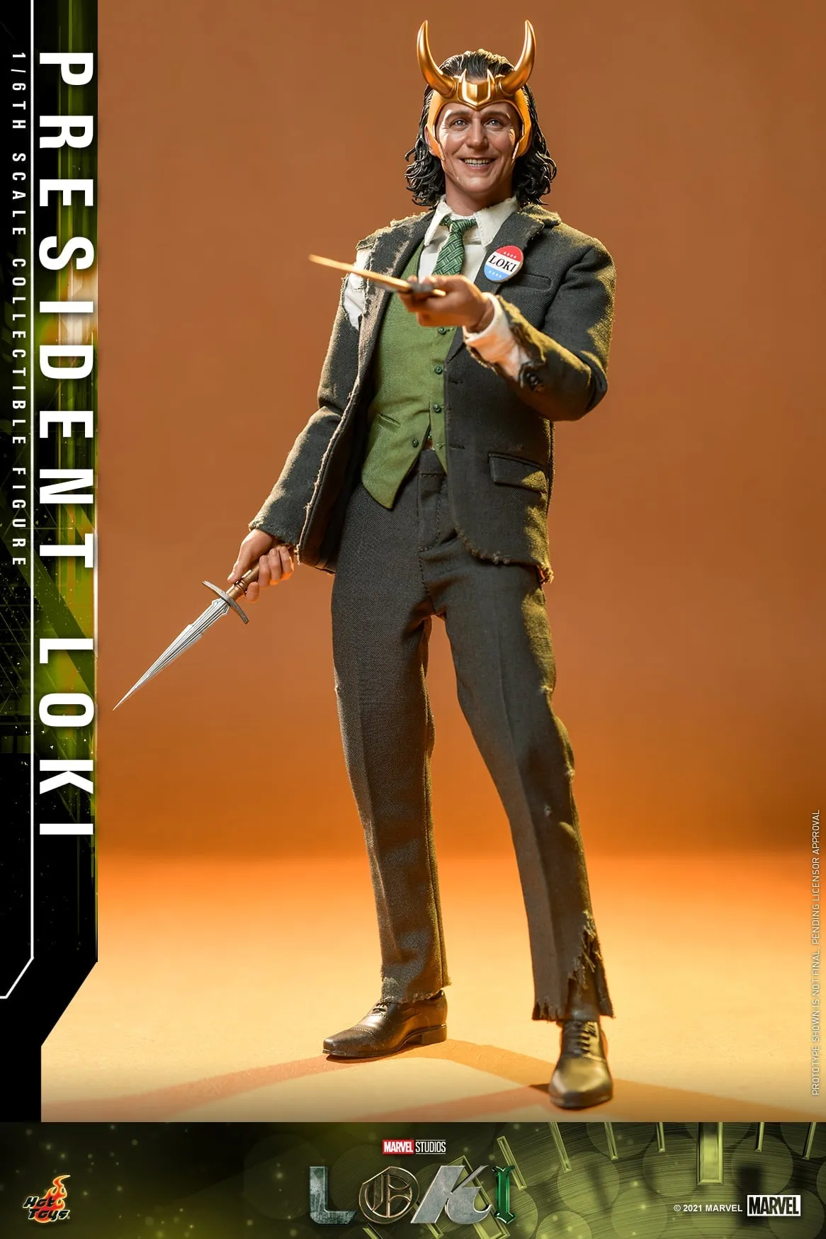 Hot Toys - TMS066 - Loki - 1/6th scale President Loki Collectible Figure