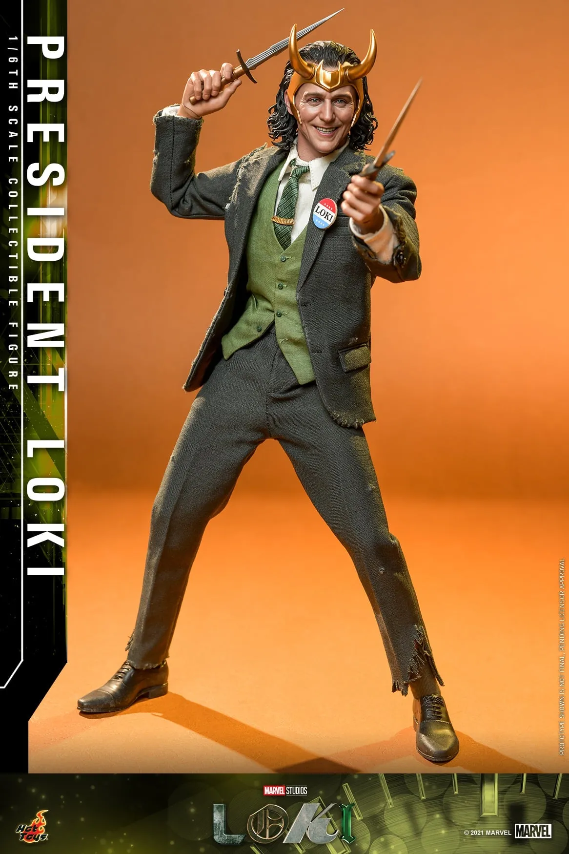 Hot Toys - TMS066 - Loki - 1/6th scale President Loki Collectible Figure