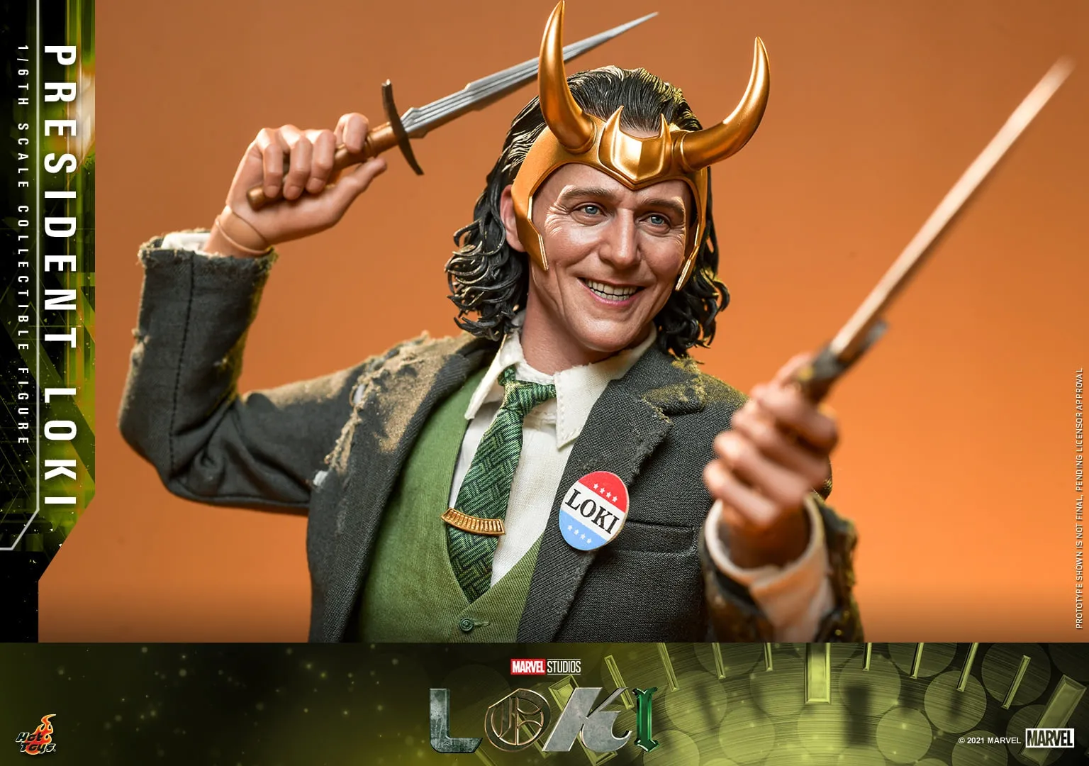 Hot Toys - TMS066 - Loki - 1/6th scale President Loki Collectible Figure