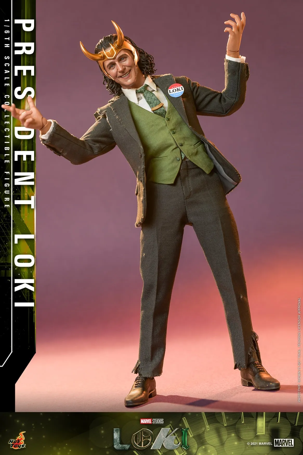 Hot Toys - TMS066 - Loki - 1/6th scale President Loki Collectible Figure