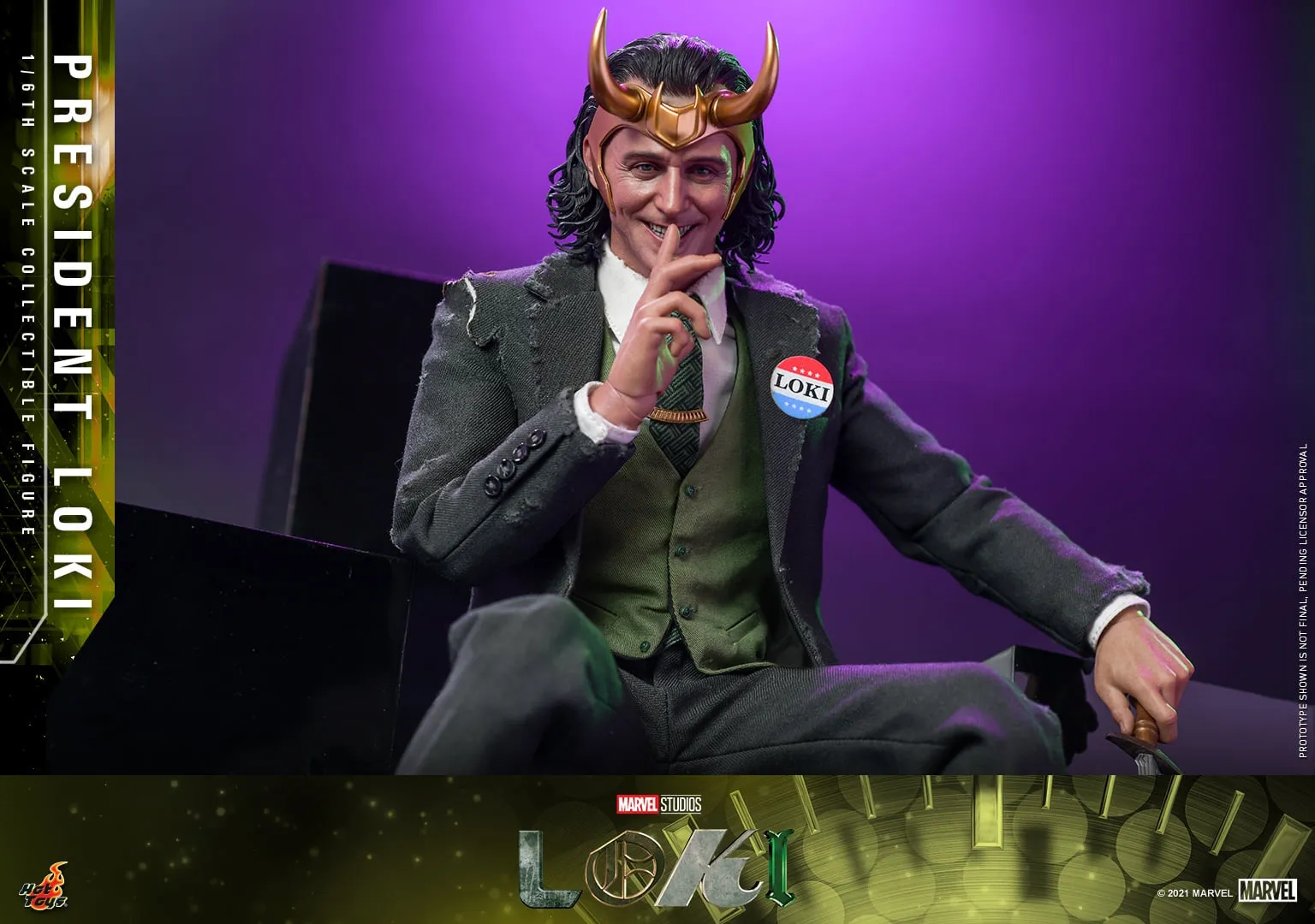 Hot Toys - TMS066 - Loki - 1/6th scale President Loki Collectible Figure
