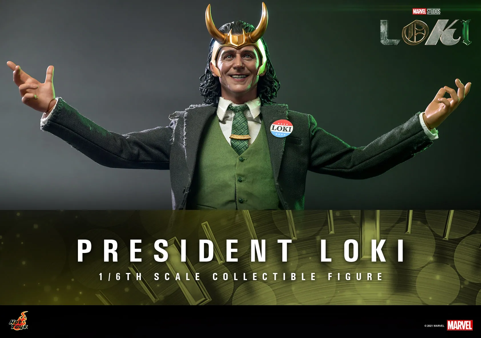 Hot Toys - TMS066 - Loki - 1/6th scale President Loki Collectible Figure