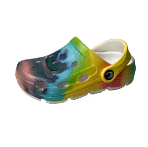 Island Surf Toddler's Clog Tye Dye