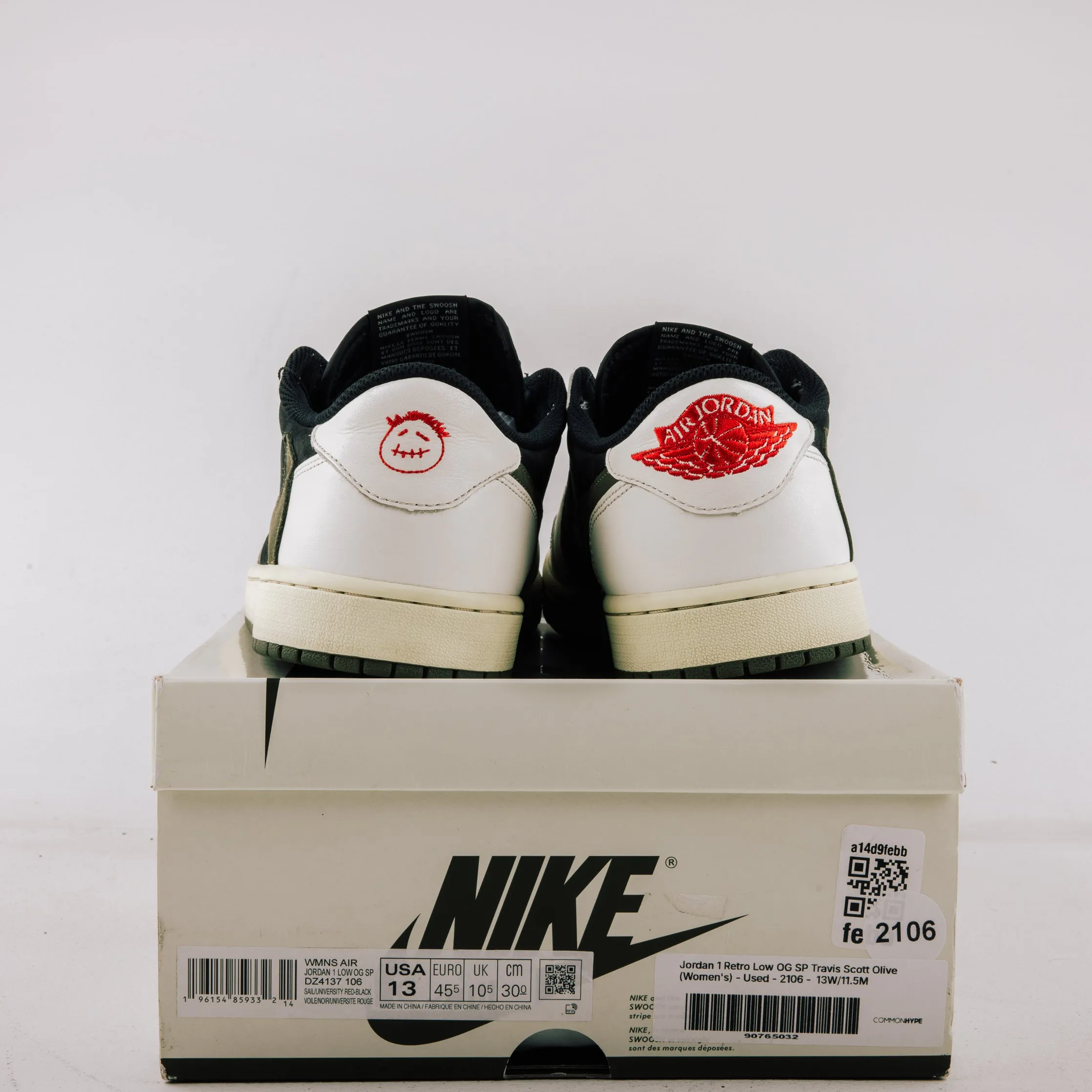 Jordan 1 Retro High OG Washed Black - Used - 0564