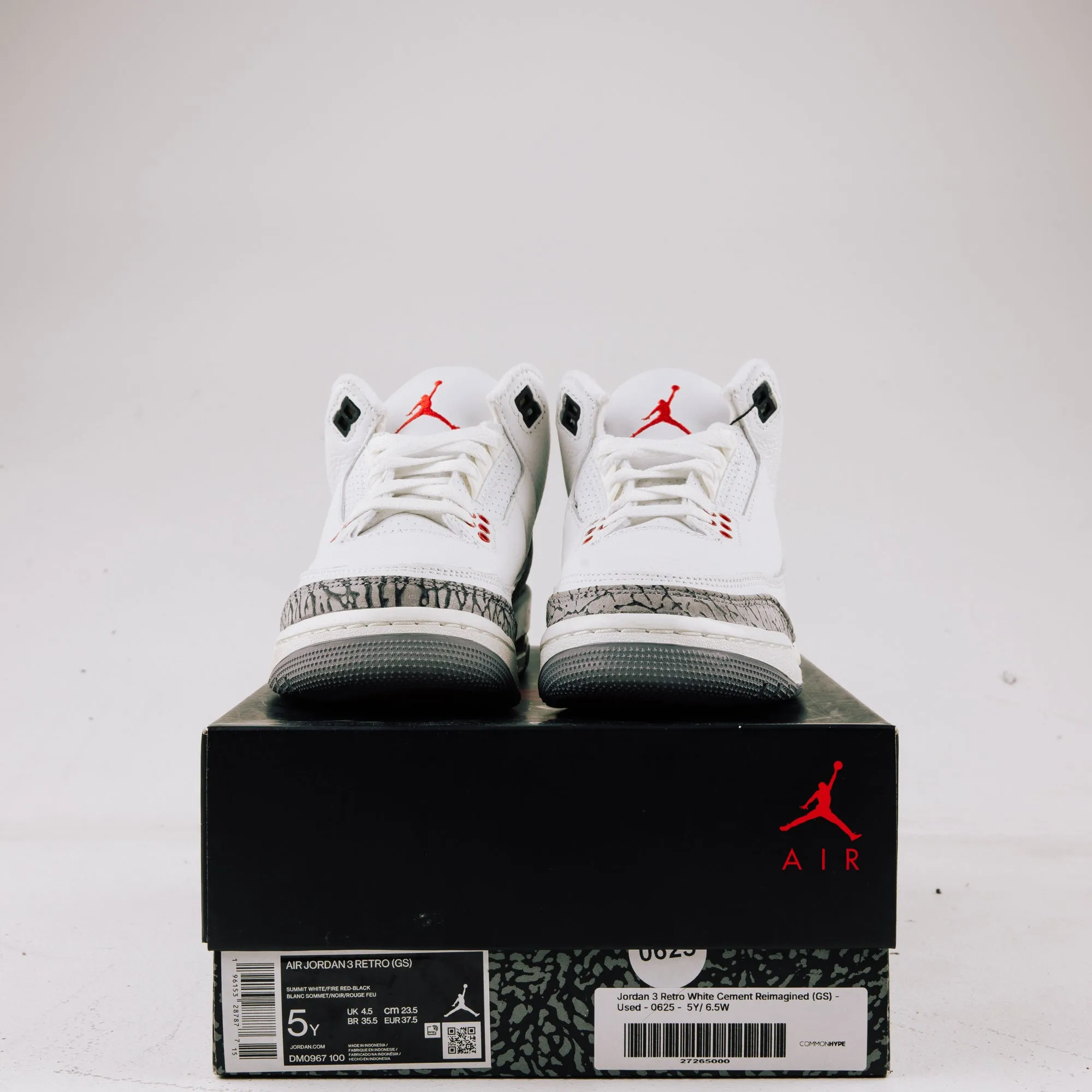 Jordan 3 Retro Cardinal Red - Used - 0216