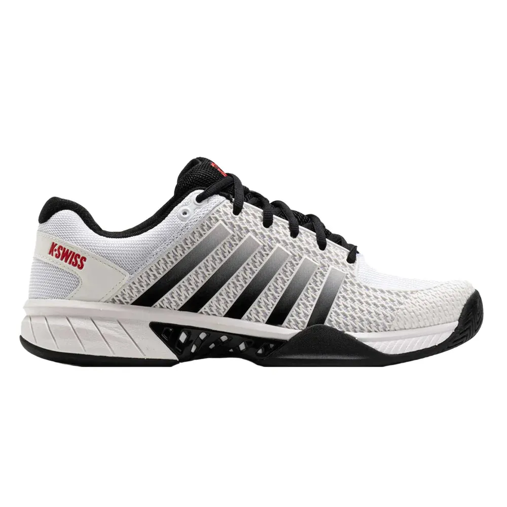 K-SWISS EXPRESS LIGHT MEN'S PICKLEBALL SHOE (WHITE/BLACK/HIGH RISK RED)