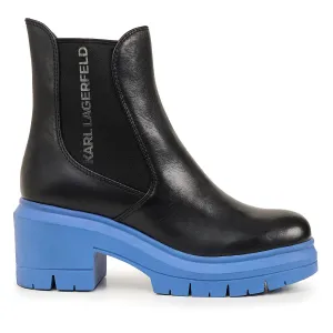 KARL LAGERFELD - BERNADETTE LUG SOLE BOOTS