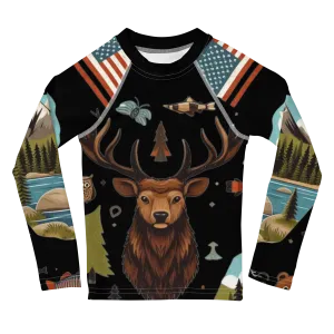 Kid's Rash Guard Thermal Designed By Tucker Lee