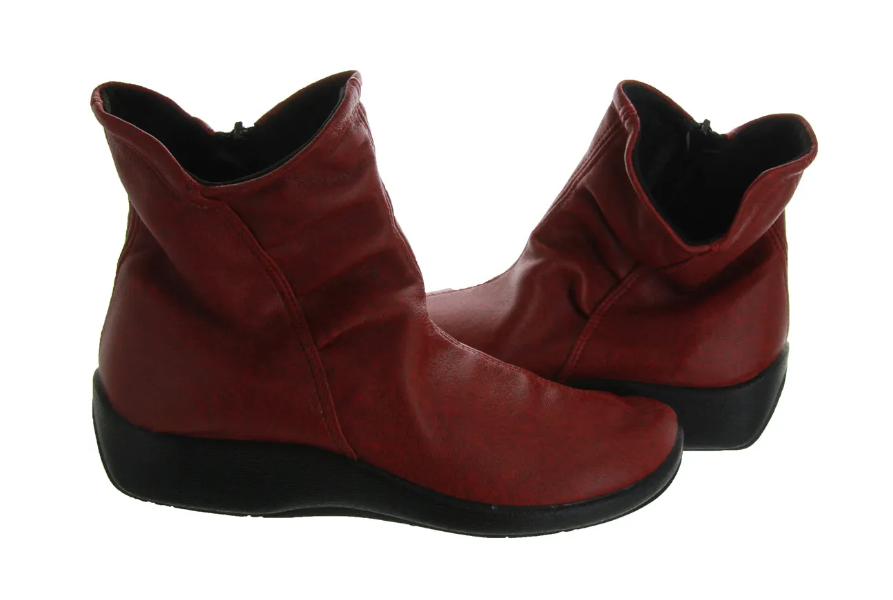 L19 Boot in Cherry Red by Arcopedico