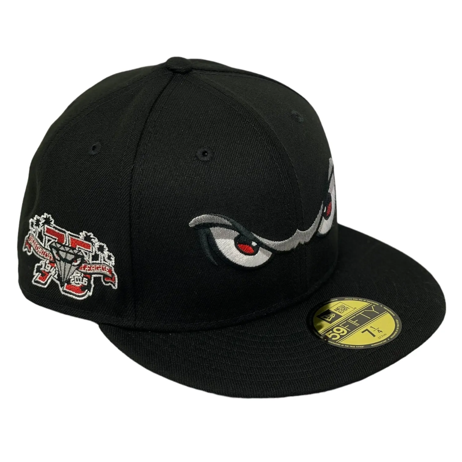 LAKE ELSINORE STORM (BLACK) "75TH ANN" NEW ERA 59FIFTY FITTED