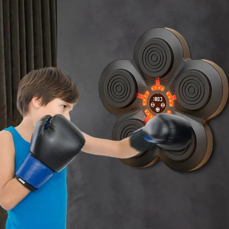 LED Light Smart Bluetooth Music Boxing Machine Home Punch-free Wall-mounted Electronic Boxer without Glove