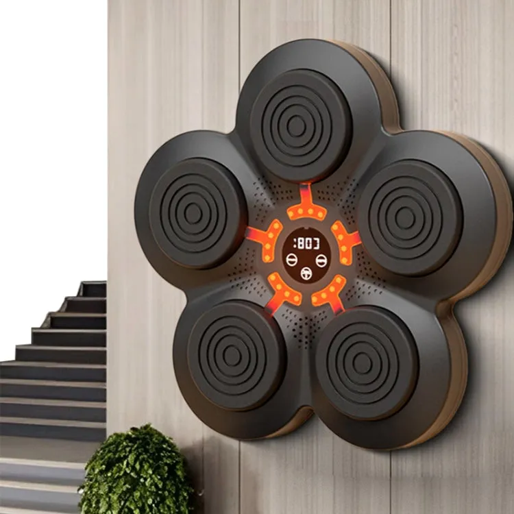 LED Light Smart Bluetooth Music Boxing Machine Home Punch-free Wall-mounted Electronic Boxer without Glove