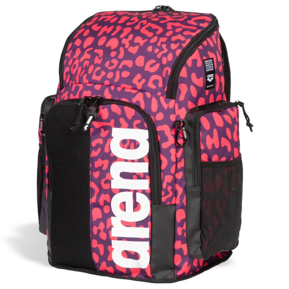 LEOPARD SPIKY III BACKPACK 45 ALLOVER - VIOLET GERANIUM