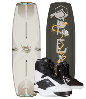 Liquid Force Peak Wakeboard Package with Terra Boots (2025)