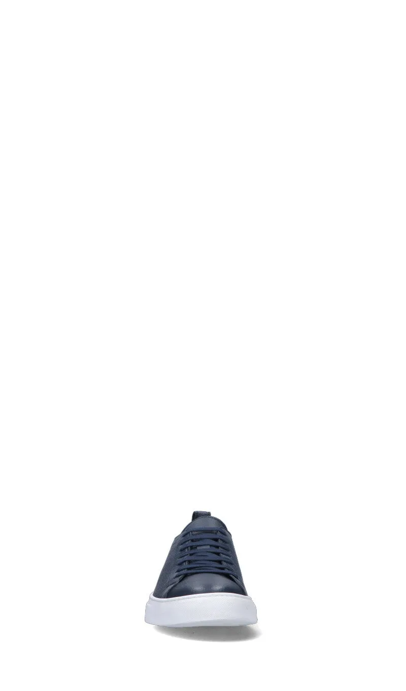 LORENZO TERRA Sneaker uomo blu in pelle