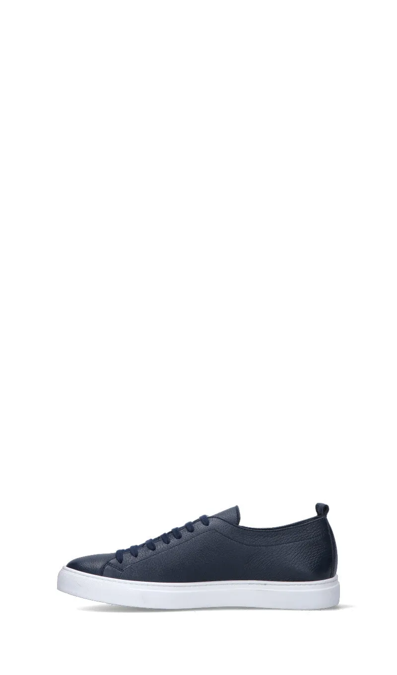 LORENZO TERRA Sneaker uomo blu in pelle
