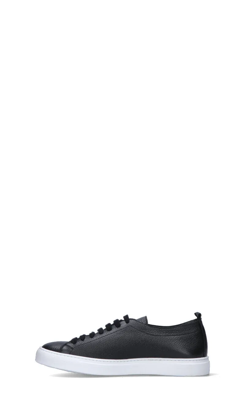 LORENZO TERRA Sneaker uomo nera in pelle